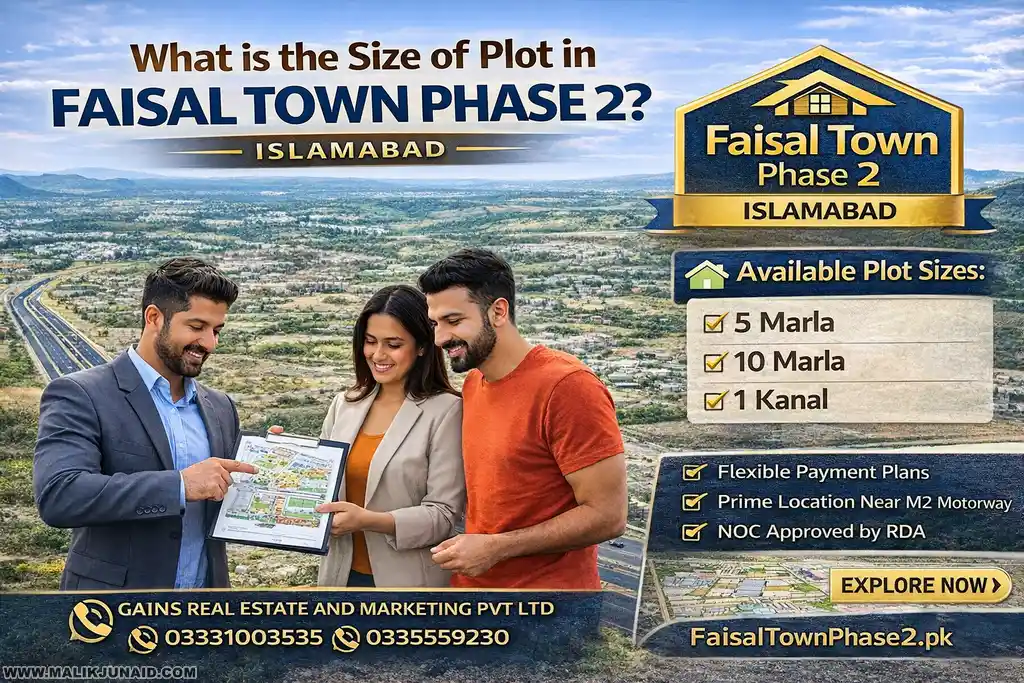 Faisal Town Phase 2 Plot Sizes